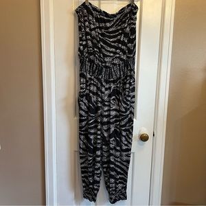 Ashley Stewart patterned jumpsuit